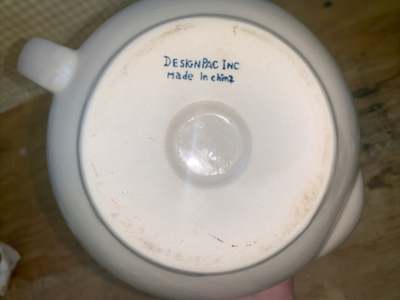 Hand Painted Floral Ceramic Teapot Artsy DesignPac Vintage