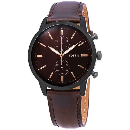 Fossil Townsman Chronograph Brown Satin 