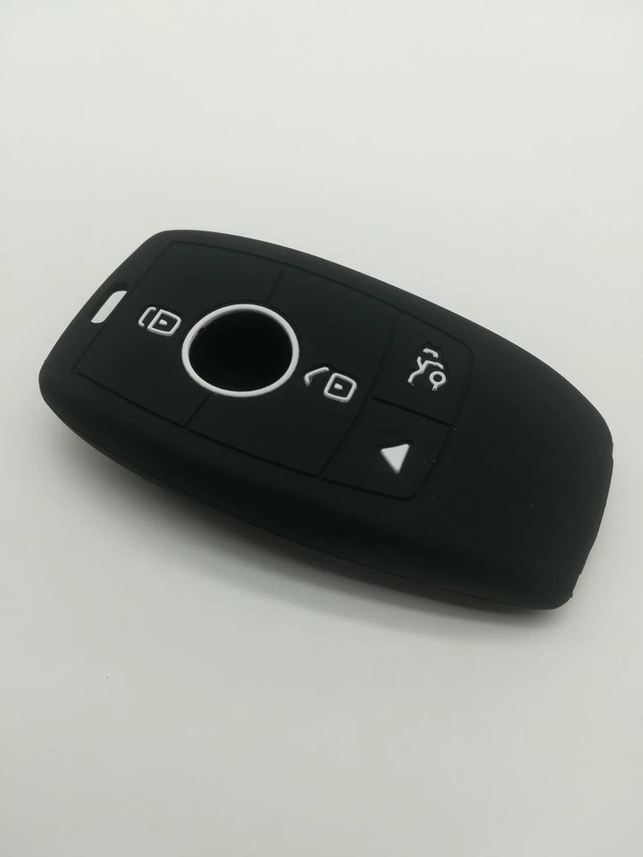 3*Silicone Fob Key Cover for 2017-2021 Mercedes-Benz A C E S CLA CLS GLA GLB GLC - Imagem 3 de 4