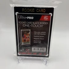 Ultra Pro One-Touch Black Border 35pt Point ROOKIE Magnetic Holder UV Protection