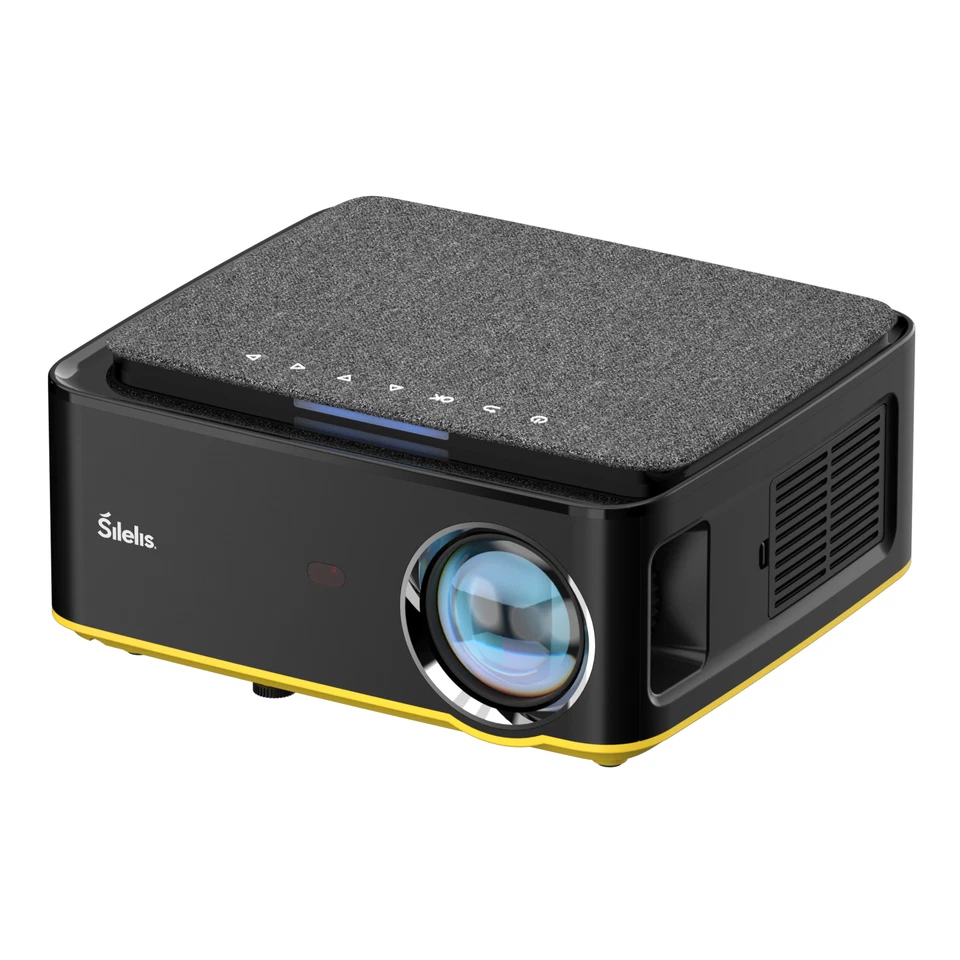 Home Cinema Projector Silelis P-4, Supports 4K, 6000 lumens, Smart, Full HD - Image 2 of 4