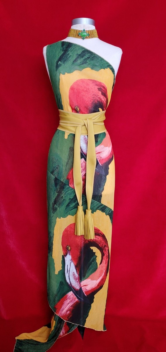 Vintage Jean Paul Gaultier Wrap Scarf Beach Cover Up Accessory