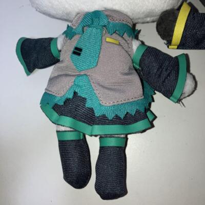 【希少】ドーロベア ぬいぐるみ&スクイーズ Doko Demo Issyo Toro & Kuro Hatsune Miku ver. Mascot Plush Bundle