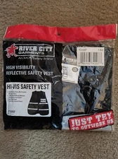 River City Garments Hi - Vis Safety Vest New