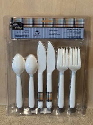 Disney Store Mickeys Summertime Fun 30 Pc. Plastic Cutlery Set