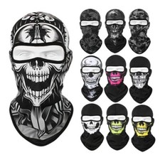 Skull Mask Halloween Ghost Full Face Mask Scary Balaclava Cosplay Costume