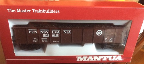 HO Mantua Classics 731020 PENNSYLVANIA 43' GÓNDOLA con carga de carbón PRR 1256626 NUEVO EN CAJA | Zustand: New