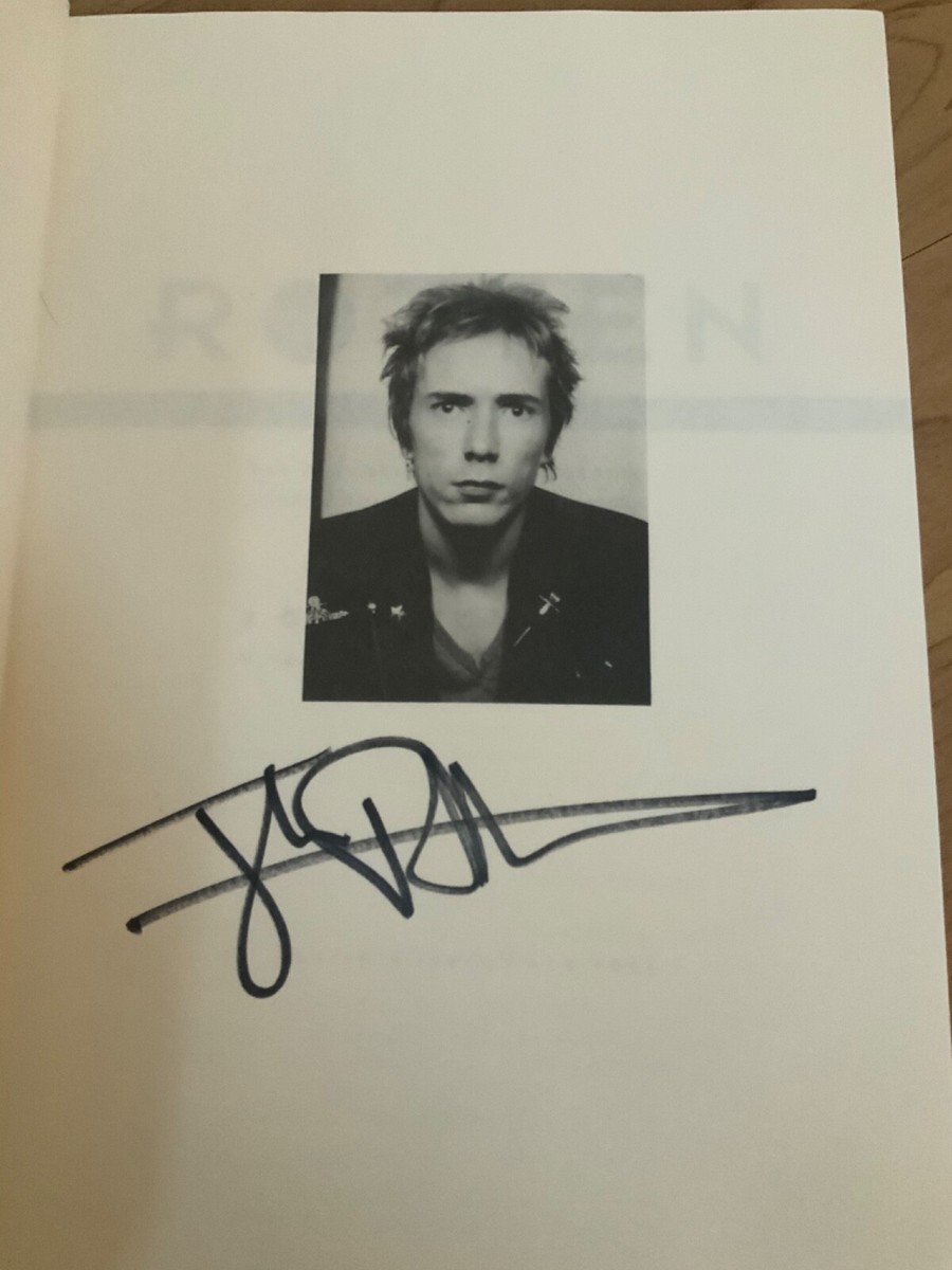 Rotten - Signed Autogragh by Johnny Rotten, John Lydon, 1st