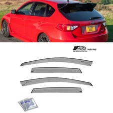 For 08-14 Subaru WRX STi EOS Visors JDM Mugen Style Side Window Vent Rain Guards