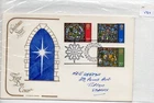 GB - First Day Cover (CV137) 1971 - Christmas - pmk Bethlehem