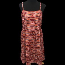 LOFT Ikat Smocked Back Sundress Dress NWT Misses size 10