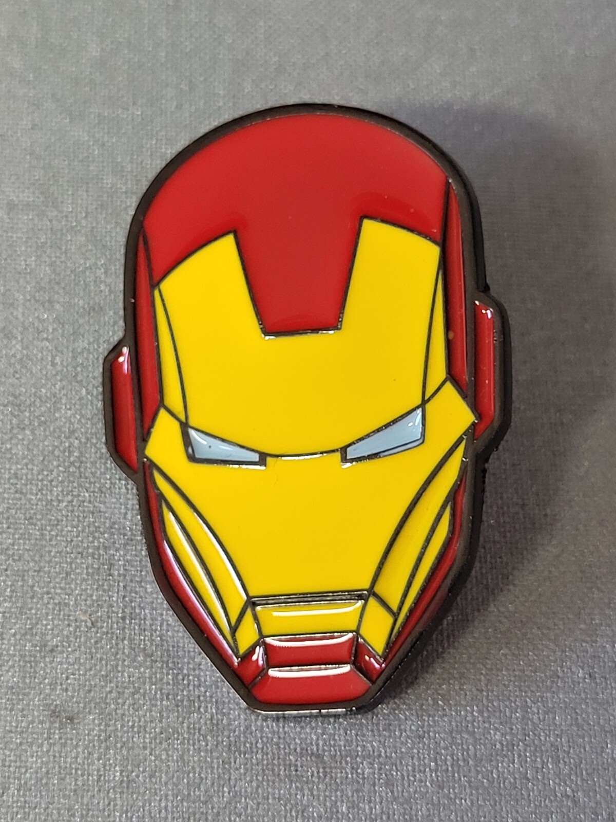 Marvel Comics Ironman Mask Thick Metal Enamel Pin 1 3/4" tall