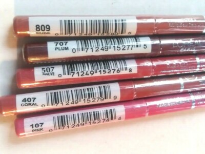 L'Oreal Paris Infallible 6 HR Never Fail Lip Liner Pencil Sealed Variety Color
