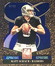 2014 Panini Elite Aspirations Die Cut #69 Matt Schaub /92
