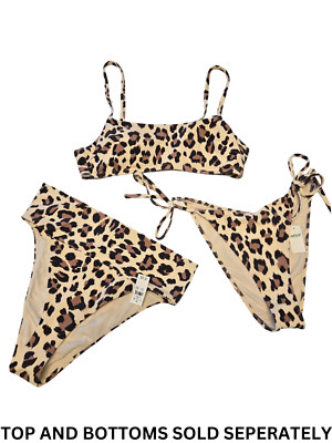 NWT American Eagle Aerie Cheetah Print Bikini Top or Bottom Choose Style & Size