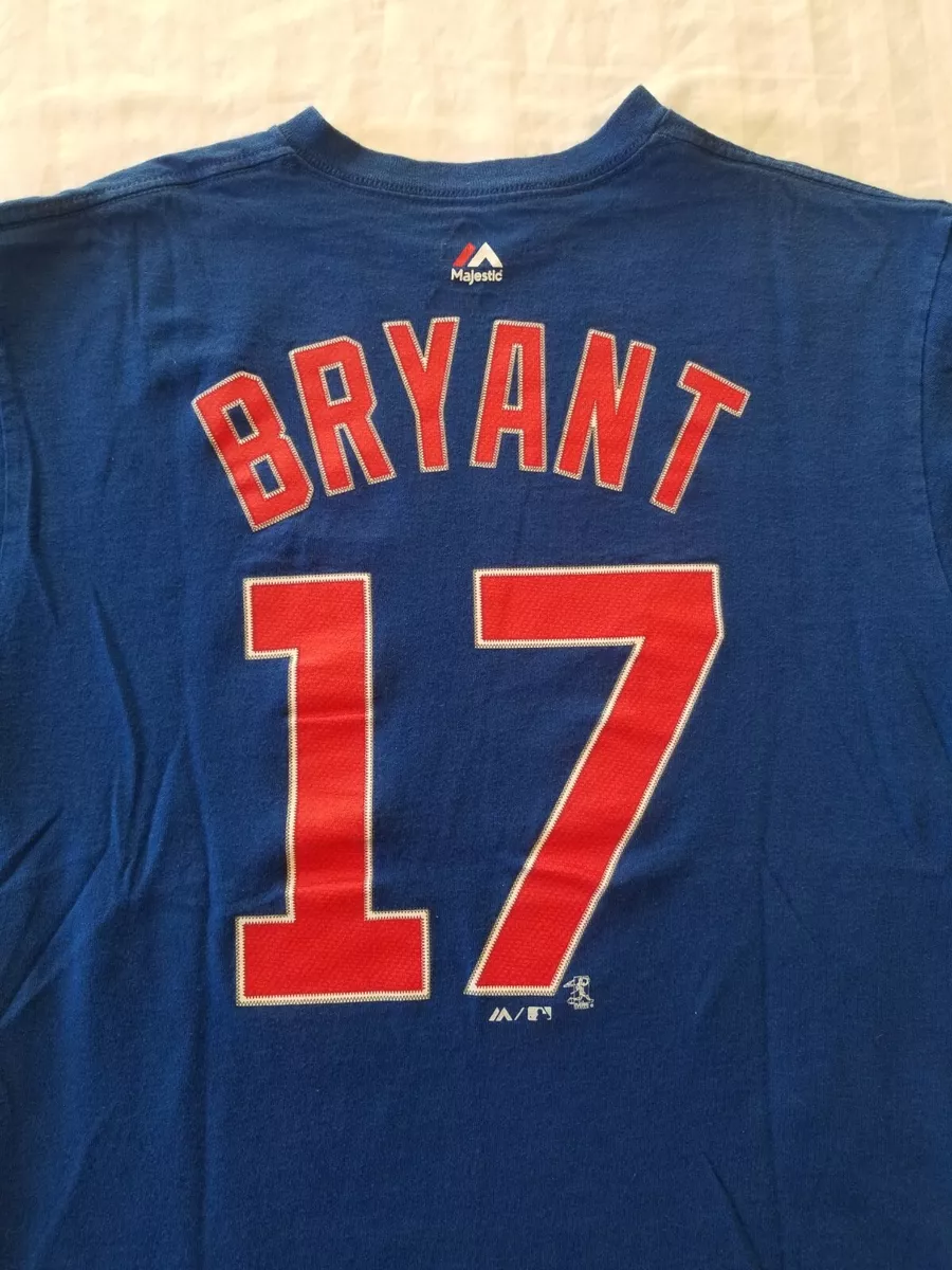 Vintage Chicago Cubs Shirt Kris Bryant 17 Cubs Jersey Shirt MLB Baseball  Medium