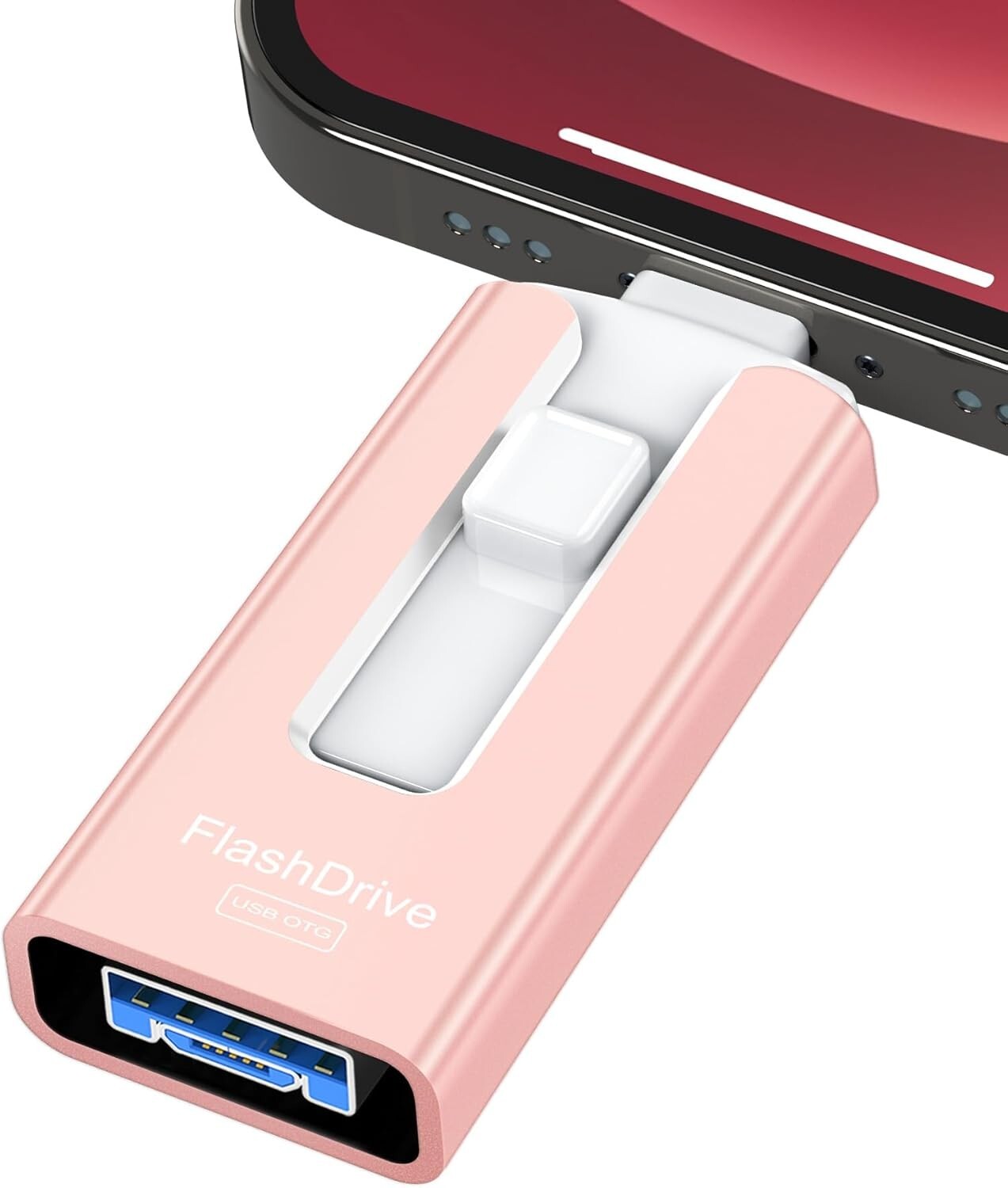 Stylish Pink 512GB USB Drive - Secure & Fast Data Storage for Your Devices