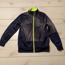 boys S Reebok athletic zip up sweatshirt blue