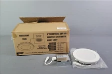 (10 Pk) NEW Hykodepot 6" Color Selectable CCT Led Recessed Light w/ Night Light