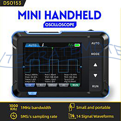 FNIRSI DSO153 2-in-1 Handheld Digital Oscilloscope mini Signal Generator 0~10KHz - Bild 2 von 12