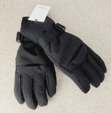 Goodfellow Co M Black Warm Gloves Winter Ski Hiking Adjustable Wrist Strap
