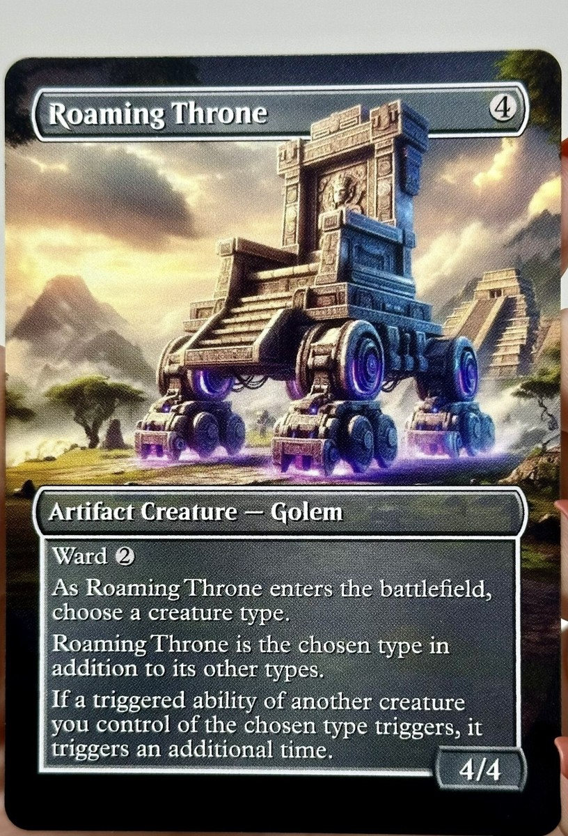 Roaming Throne Proxy Card with Custom designed art | eBay