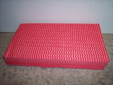 50 REUSEABLE WIPES CLEANING CLOTHS XL PINK 23" X 13" FREE S/H
