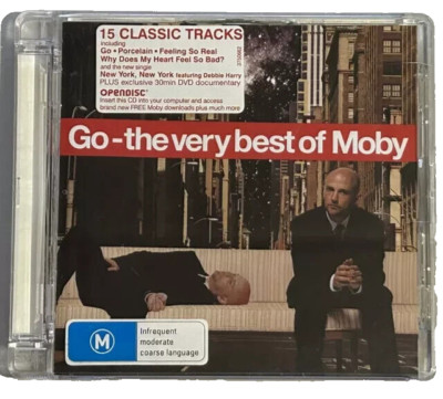 Go: the Very Best of Moby CD 15 Tracks and Bonus DVD BRAND NEW