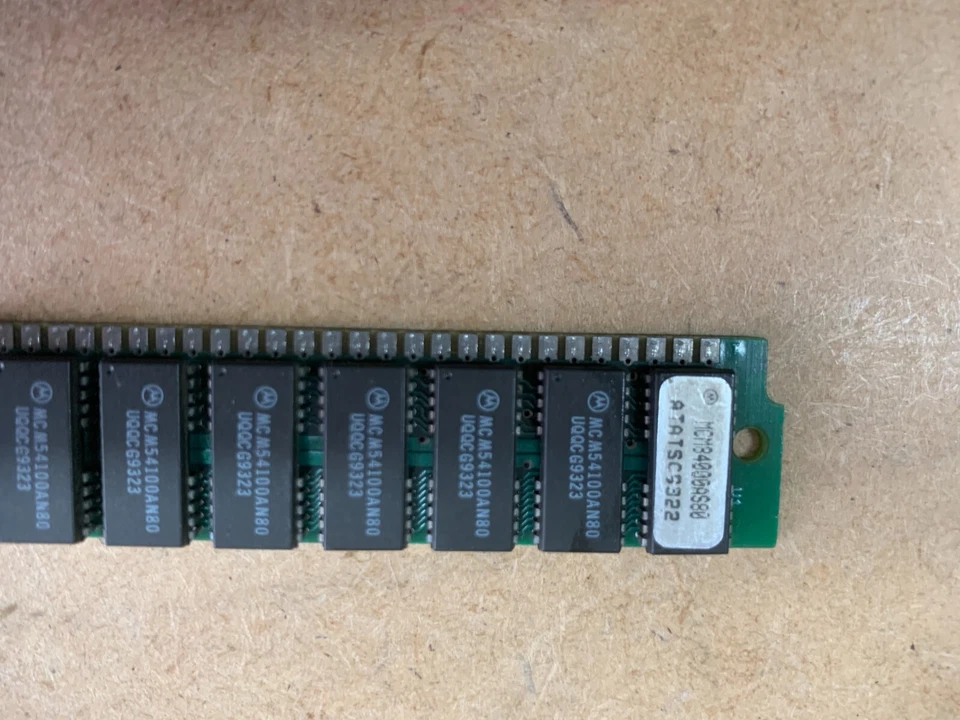 1x 4MB SIMM 30 Pin Motorola MCM54100AN80 80 NS - Bild 2 von 4