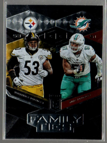 2017 Elite Family Ties #8 Maurkice Pouncey Mike Pouncey /299 - Picture 1 of 1