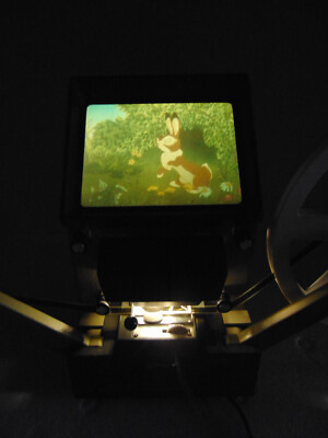 Super 8 mm Movie Film Editor Viewer Control Projector Screen