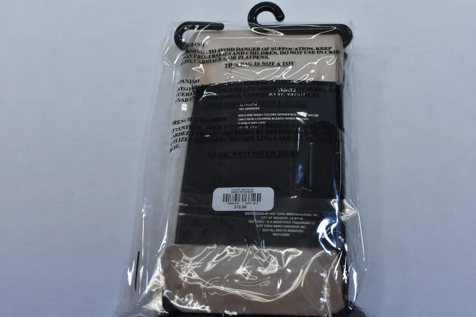 Meia-calça alta de náilon preta tema quente coração negro gato coxa falsa Halloween feminina sistema operacional - Imagem 2 de 4