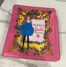 Vintage 1968 The World of Barbie Doll Case 1002 Pink Mattel USA Storage Trunk
