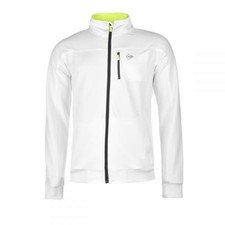 Dunlop Club Knitted Trainingsjacke Herren weiß NEU UVP 59,95€