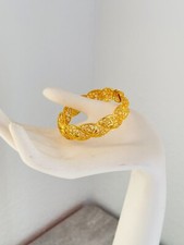 Armreif Armschmuck vergoldet 24 Karat Arabisch Indisch Orientalisch One Size NEU