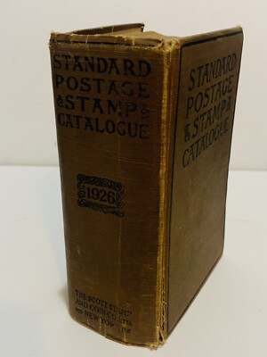 Scott Standard Postage Stamp Catalogue 1926 Hardback Book | eBay