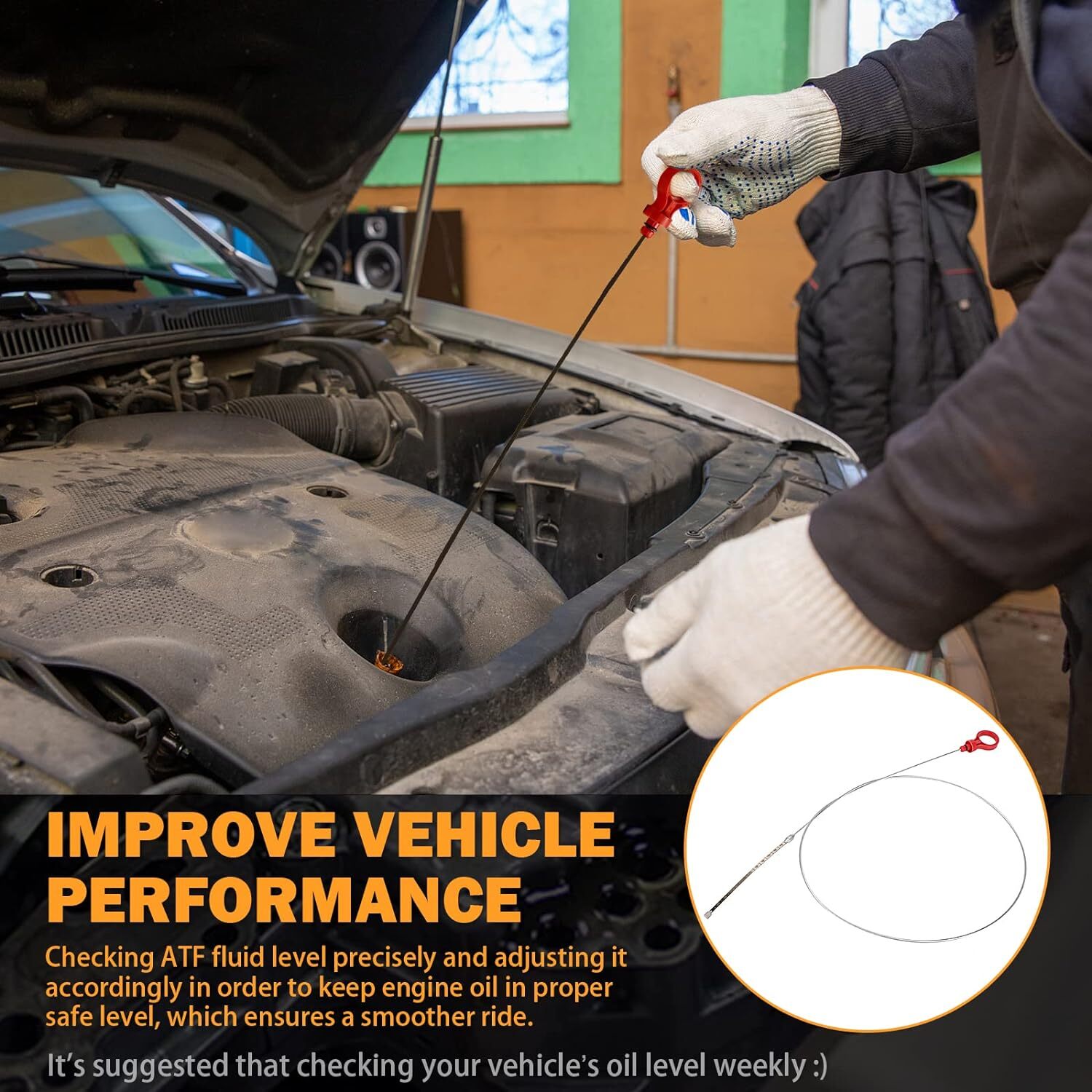 Transmission Dipstick For Chrysler 300, Dodge, Jeep - Replaces 9336, 8863B, 917327