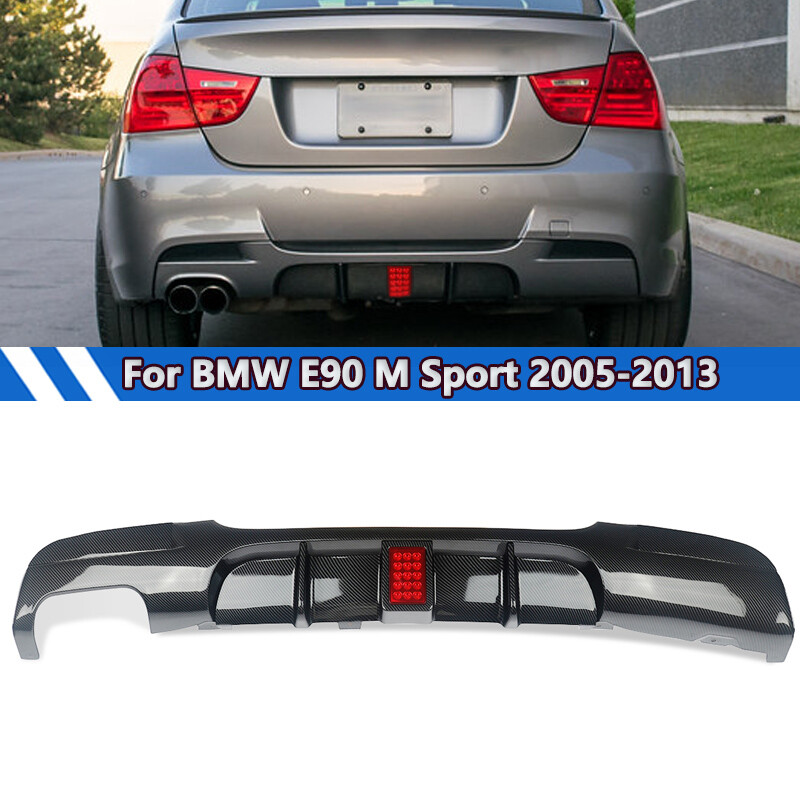 F1 Style Rear Bumper Diffuser For BMW E90 325i 328i M Sport 2005-13 ...