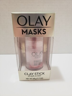 Olay Mask Fresh Reset Pink Mineral Complex Clay Stick 1.7 Oz