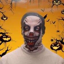 Fancy Dress Face Mask Adult Scary 3D Effect Horror Halloween Lycra Fabric Masks