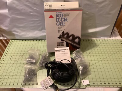 Frost King RC120 Electric Roof Cable Kits 120 Volts 600 Watts 120 Feet Black NOS