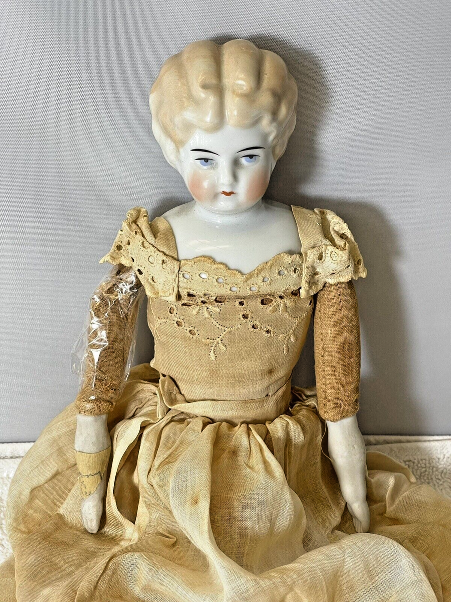 Antique China Head Doll German 14