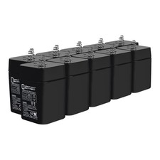 Mighty Max 6V 5AH SLA Replacement Battery Compatible with Deer Feeder - 10 Pack