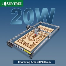 LASER TREE Laser Engraver Machine with 20W Laser Module Working Area 400mm 800mm
