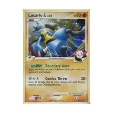 Pokemon Rising Rivals Lucario GL (HR) #8 (Reverse Holo) EX