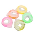 5x 3D Embossing Label Tapes Self Adhesive Embossing Label Maker Tape For 128 KIT