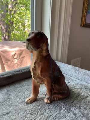 Vintage Erich Stauffer Porcelain Figurine Irish Setter Dog  #8370 Japan