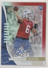 2019 Panini Absolute Rookie Red Spectrum Signatures 45/75 Tyree Jackson Auto 2qw