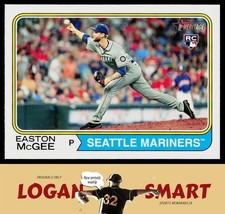 Easton McGee 2023 Topps Heritage #178 RC Seattle Mariners