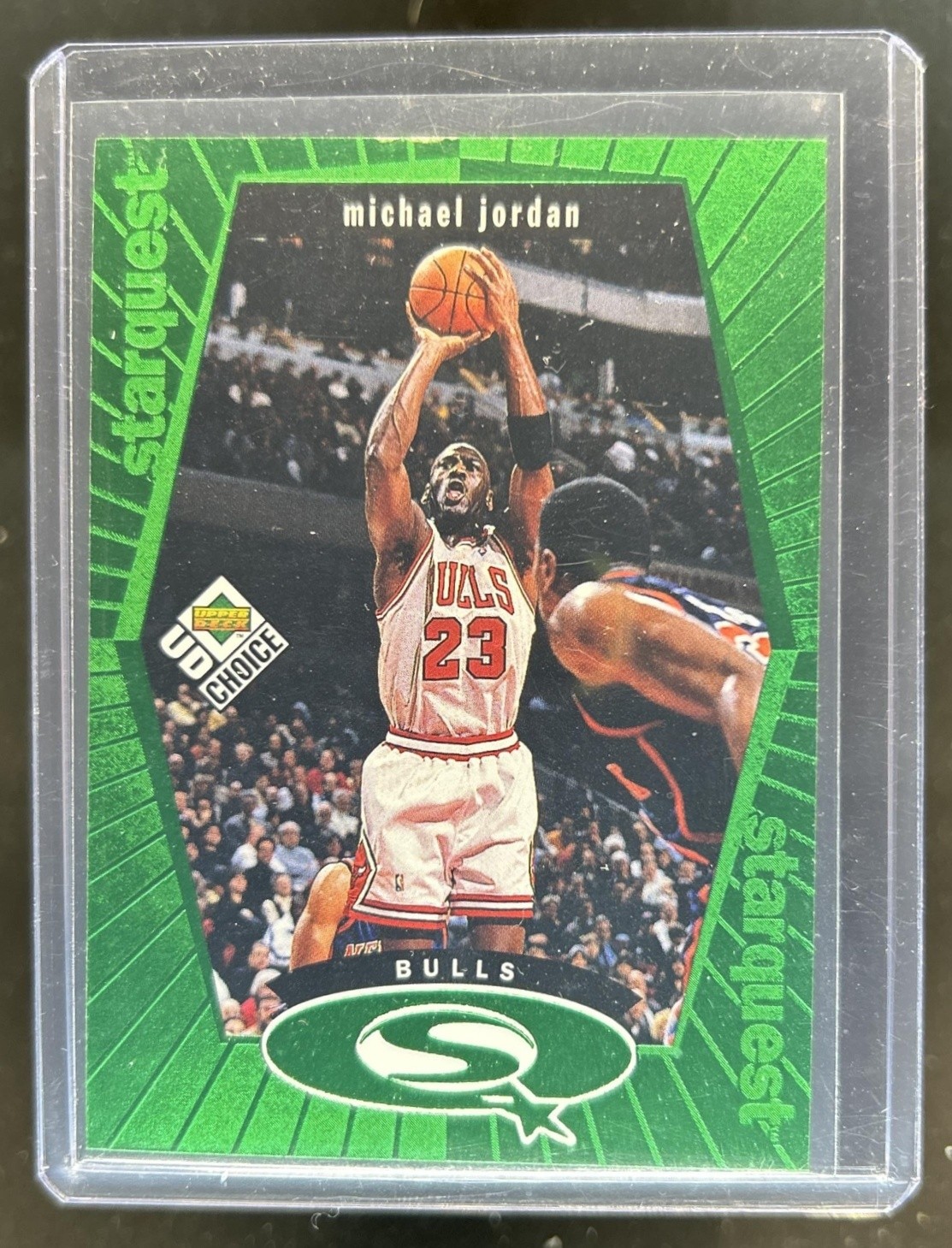 1998-99 Upper Deck Choice Michael Jordan StarQuest Green #SQ30 Bulls